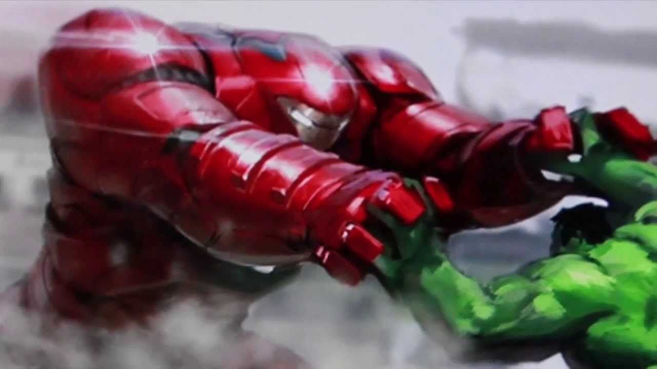 Avengers 2 Spoilers Epic Hulkbuster Iron Man Vs Incredible Hulk