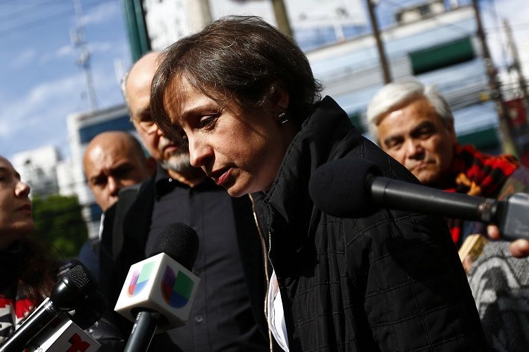 Carmen Aristegui Periodista Mexicana Despedida De MVS Las Redes