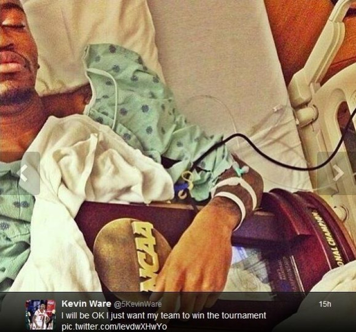 Kevin Ware in Hospital