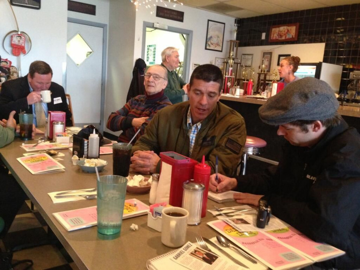 U.S. Senate Republican nominee Gabriel Gomez campaigns in the Berkshires