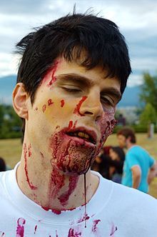 Man Flees Zombie's
