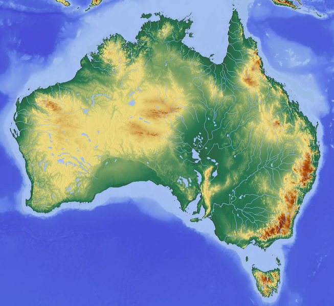 australia map