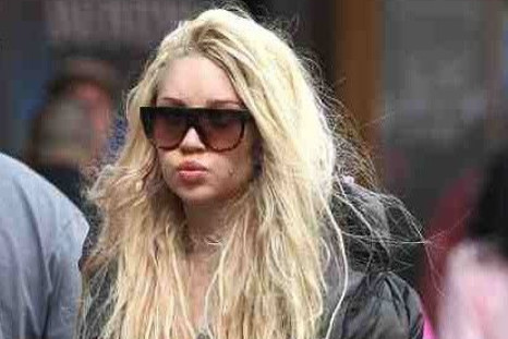 Amanda Bynes while walking in NYC.