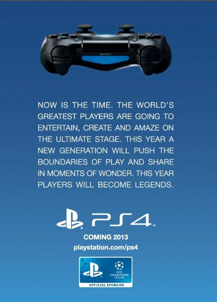 Playstation 4 Release Date News: Ad Confirms 2013 In Europe