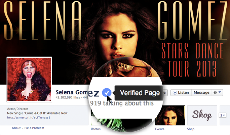 Facebook introduces verified pages for celebs, high-profile people and companies. 
