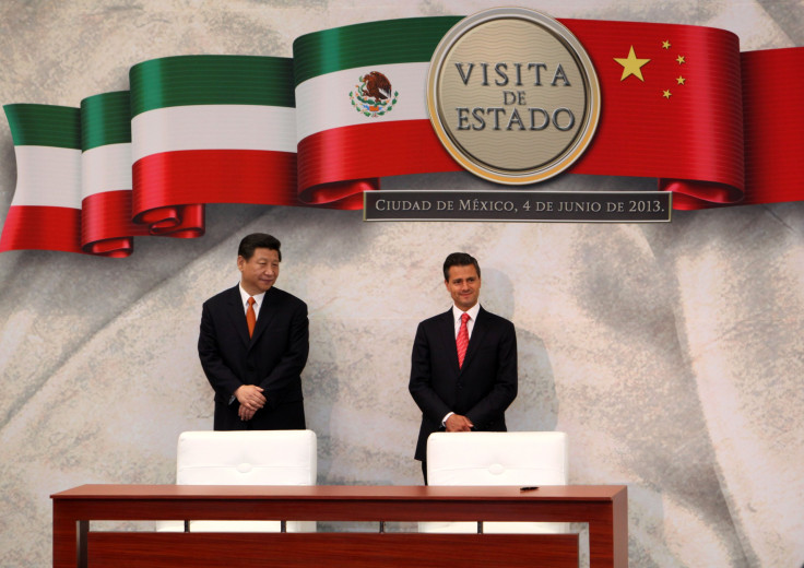 Mexican President Enrique Peña Nieto and Chinese President Xi Jinping