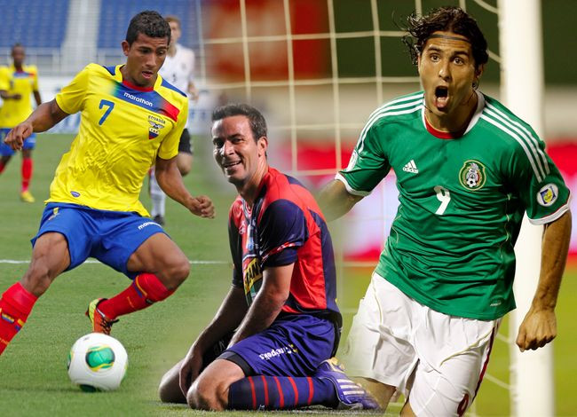 Joao Rojas, Luis Gabriel Rey y Aldo De Nigris