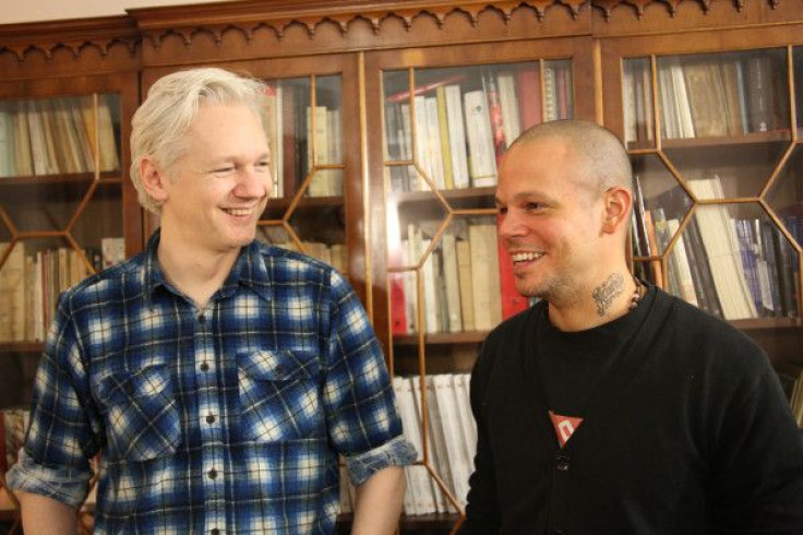 Calle 13 and Julian Assange.