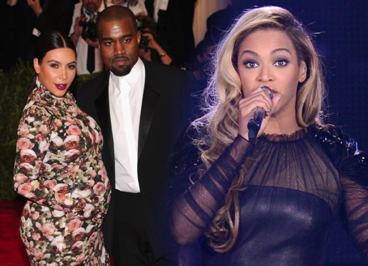 Kim Kardashian y Kanye West y Beyoncé
