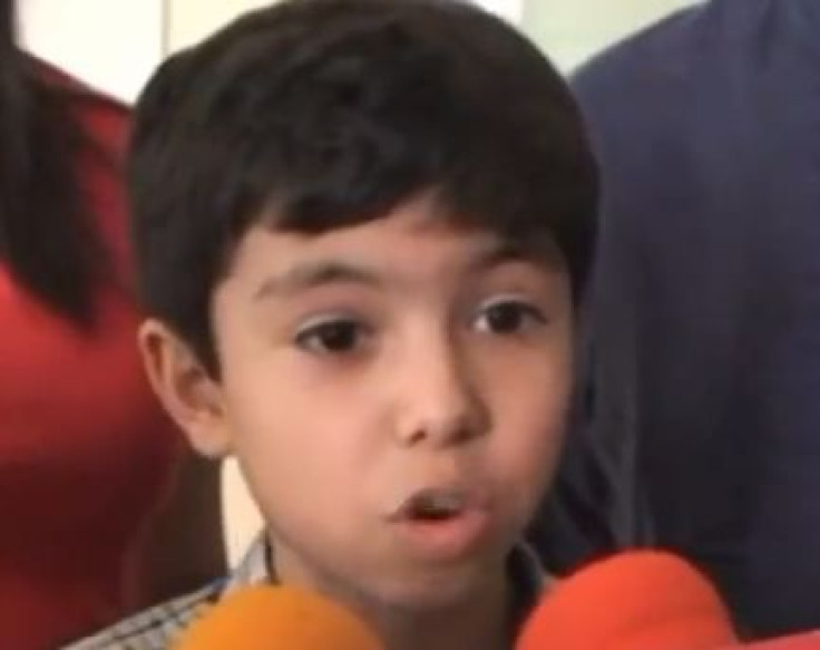 Luis Roberto Ramírez Álvarez, 11, is a prodigy from Mexico. 
