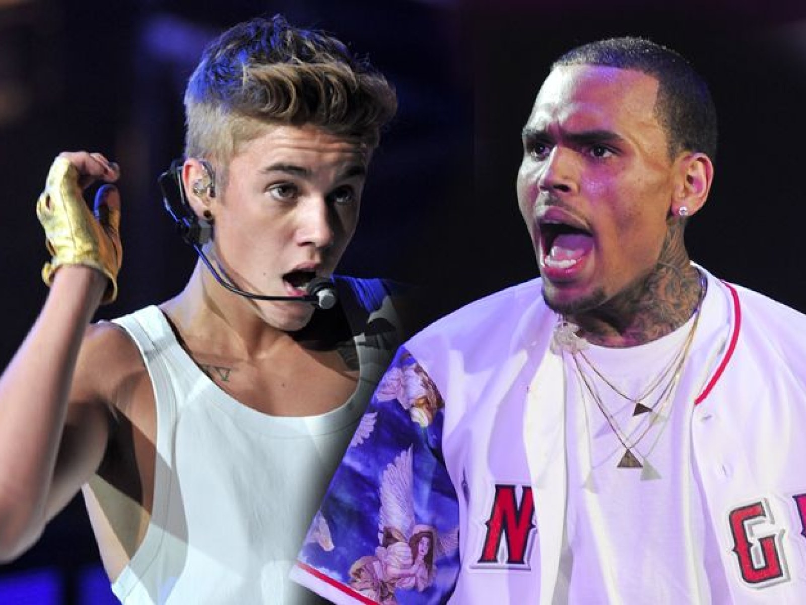 Justin Bieber Chris Brown Chris Brown Editorial Photo. Image Of