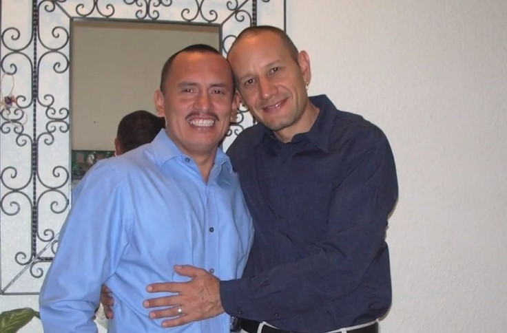 Eric Manríquez and Juan Rivera, a gay couple from California