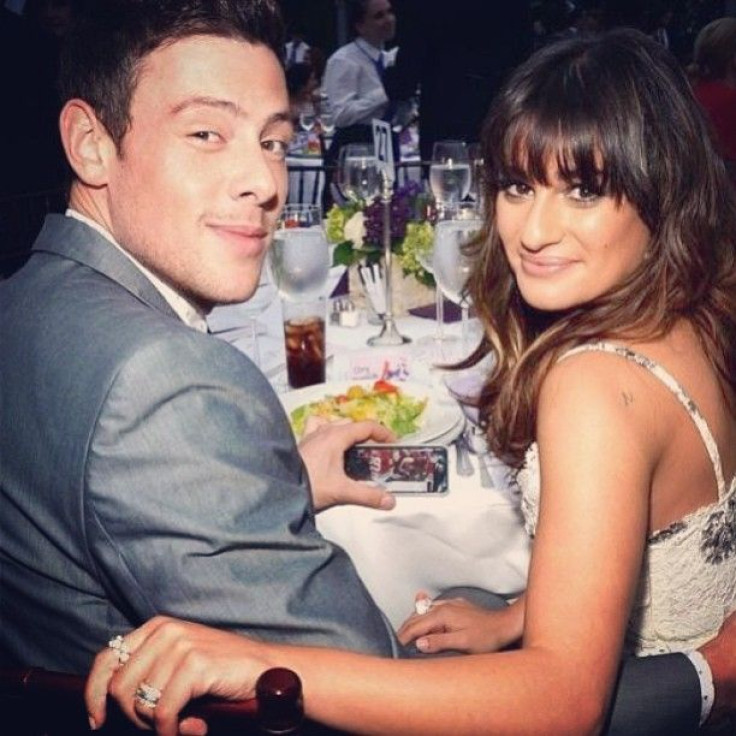 Lea Michele posted this sweet snapshot to her Instagram profile captioning the photo, "Date night:) #ChrysalisButterflyBall"