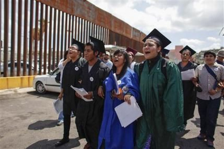 On their way to the US border port at Nogales.