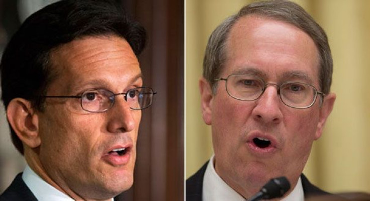 House Majority Leader Eric Cantor (left) and House Judiciary Committee Chairman Bob Goodlatte (right)