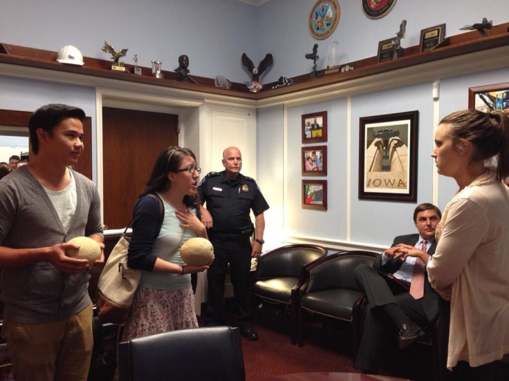 DREAMers in Rep. Steve King's DC office.