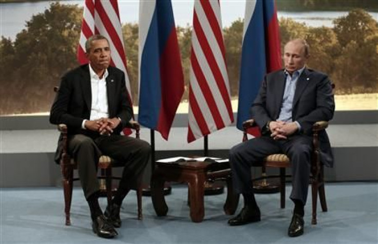 US President Barack Obama and Russia's President Vladimir Putin.