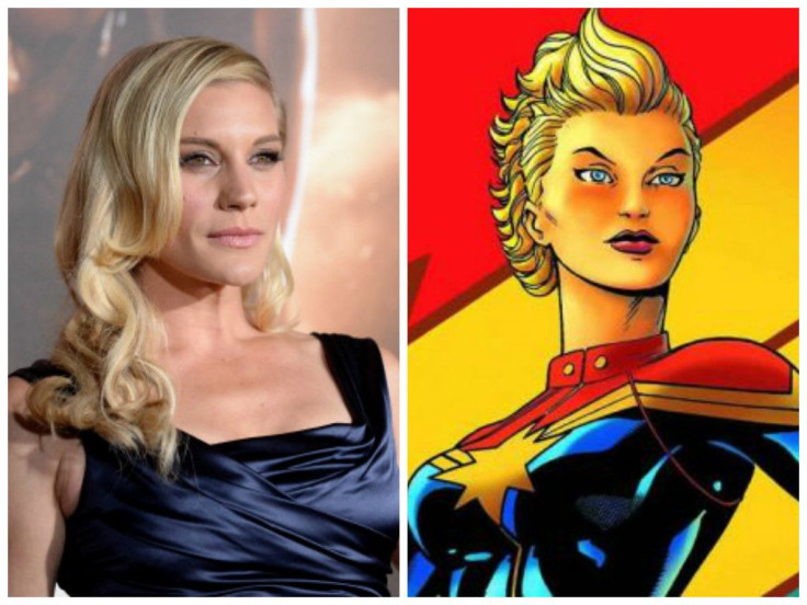 Katee Sackhoff could possibly portray Captain Marvel in upcoming film.