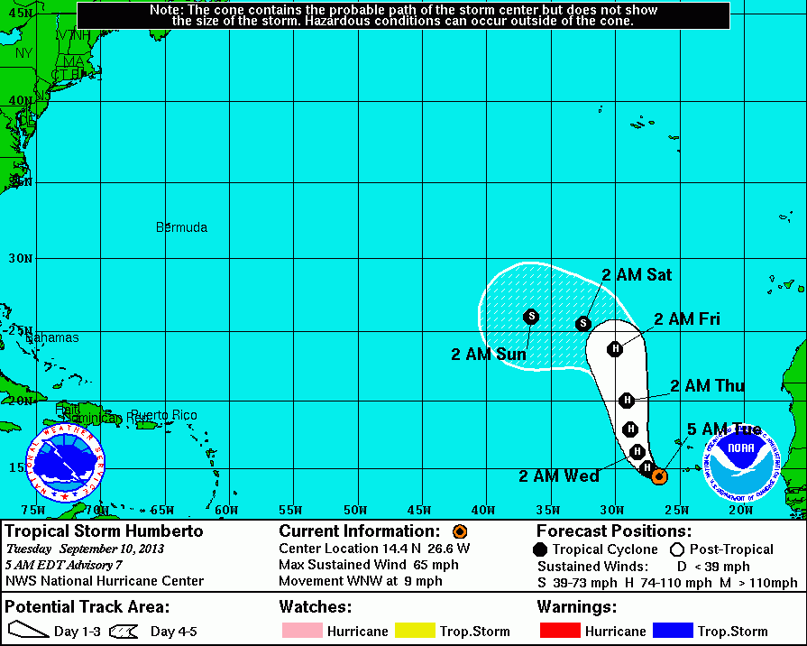 Tropical Storm Humberto