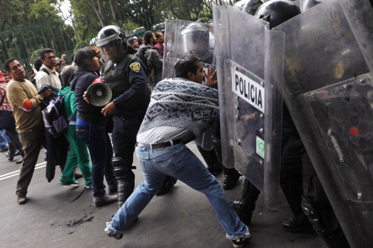 Mexico Teachers' Protest 