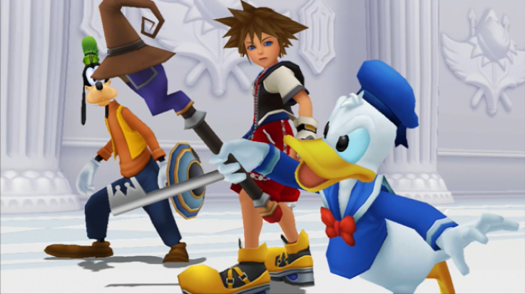 Sora, Donald and Goofy in the newly released "Kingdom Hearts HD 1.5 ReMIX."