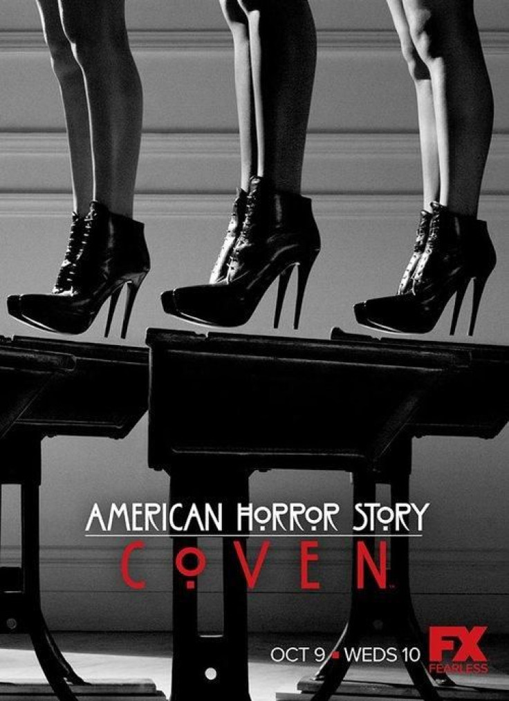 New promo posters for season 3 of "American Horror Story: Coven" have just been released. This eerie shot is cleverly captioned, “our detention involves suspension."