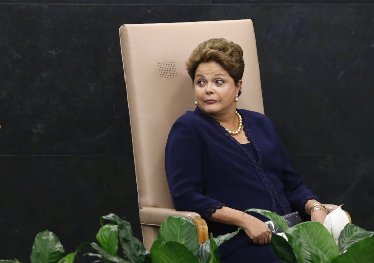 Brazilian President Dilma Rousseff waits to address the 68th United Nations General Assembly last Tuesday.