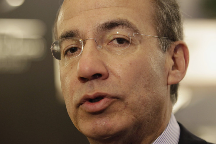 Calderon at the annual meeting of the World Economic Forum (WEF) in Davos this January.