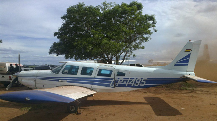 An airplane belonging to a cocaine smuggling gang confiscated in a raid along the Paraguayan border with Brazil in November.