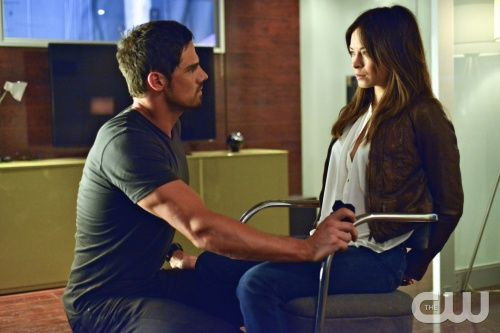 Kristen Kreuk and Jay Ryan as their on-screen characters Vincent Keller and Cat Chandler in "Beauty and the Beast."