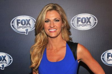 Erin Andrews attends the 2013 Fox Sports Media Group Upfront after party at Roseland Ballroom.