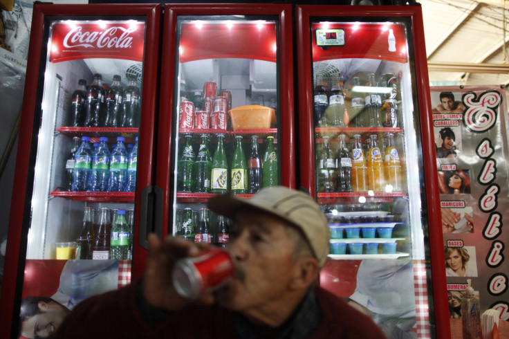 Mexican Man Drinking Coke
