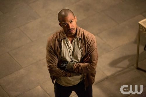 Marcel looks anything but happen in an exclusive photo from episode 5 "Sinners and Saints." Season 1 of "The Originals" is getting bigger and badder than ever!
