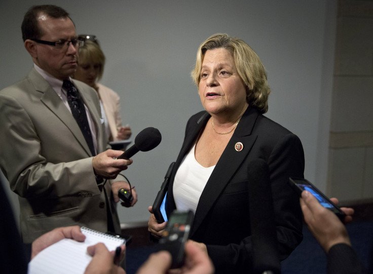 U.S. Representative Ileana Ros-Lehtinen (R-FL) speaks to the media in September.