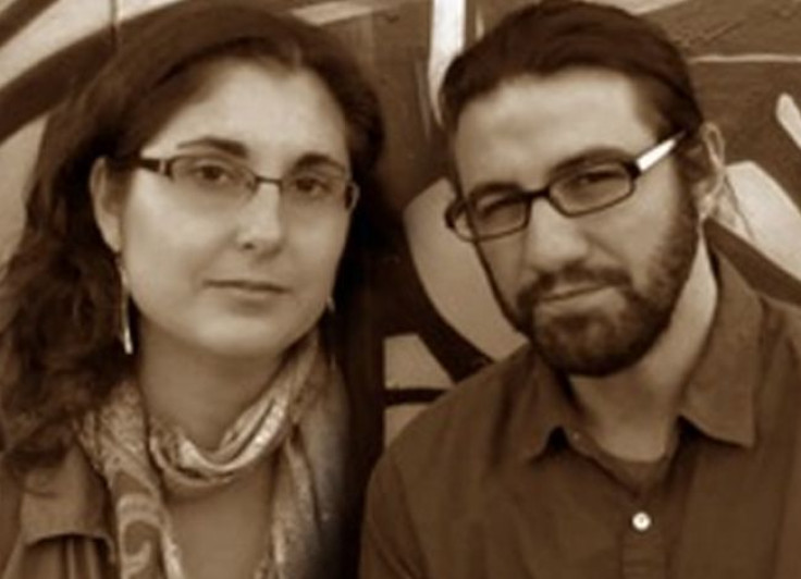 Journalist Valeria Fernández (left) and filmmaker Dan DeVivo (right).
