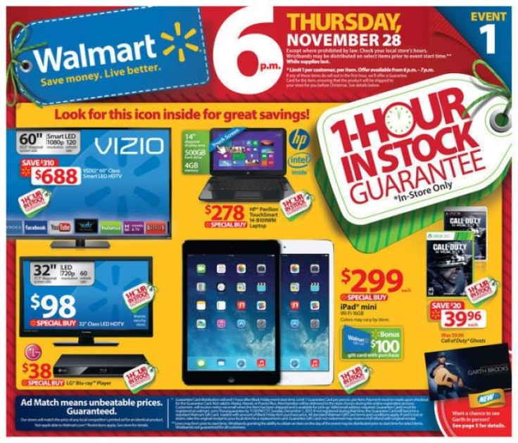 Find out what to expect at Walmart's Black Friday 2013 sale! 