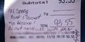NJ Waitress Receipt Gay