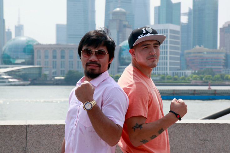 Manny Pacquiao and Brandon Ríos