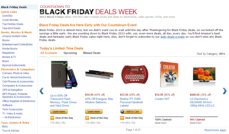 Amazon has a new hub where shoppers can see what is on sale, and what is coming on sale next! 