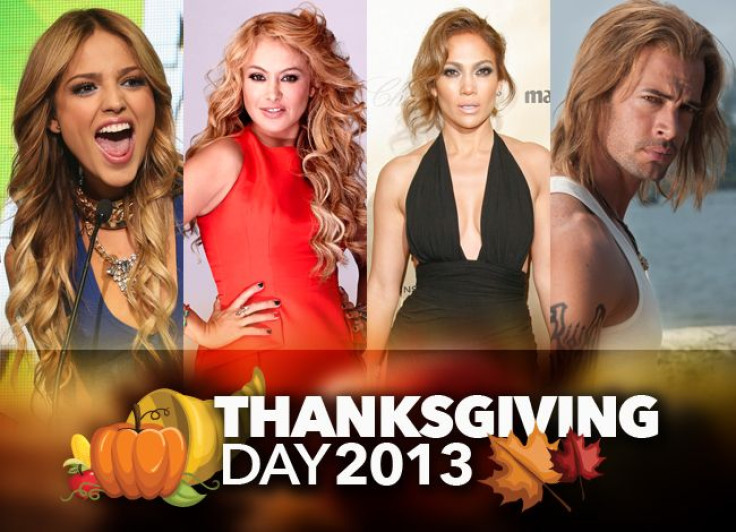Why Latino Celebrities Need To Be Thankful In 2013