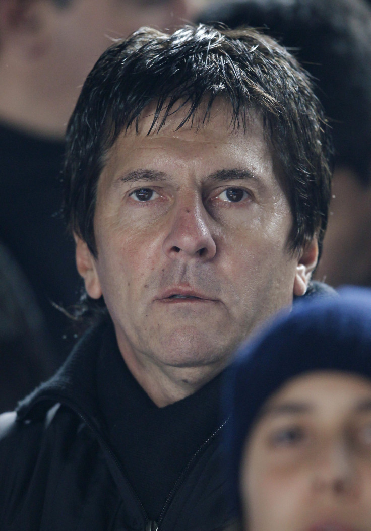 Jorge Messi, father of Argentina's Lionel Messi, watches his son play against Colombia in the first round of the Copa America soccer tournament in Santa Fe, July 6, 2011.