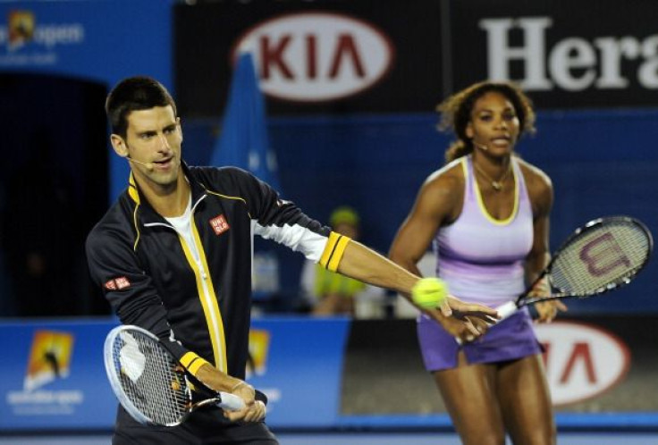 Novak Serena Getty Images