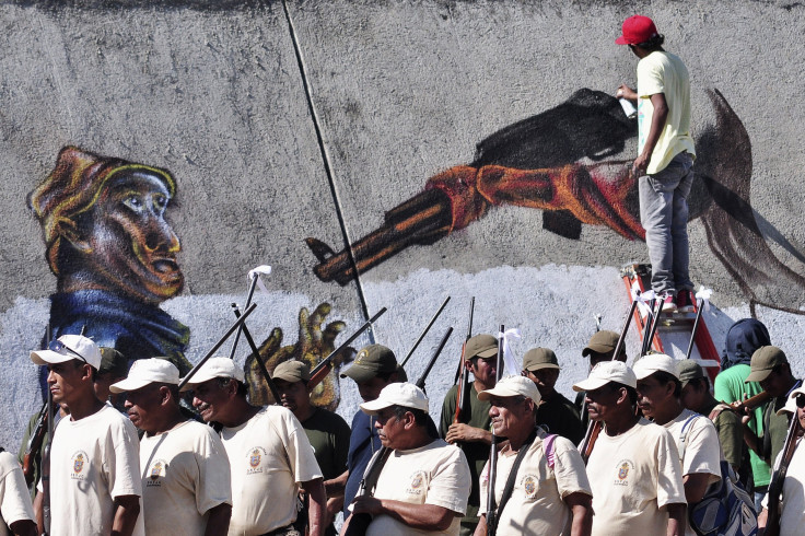 Members of the autodefensa in Guerrero state.