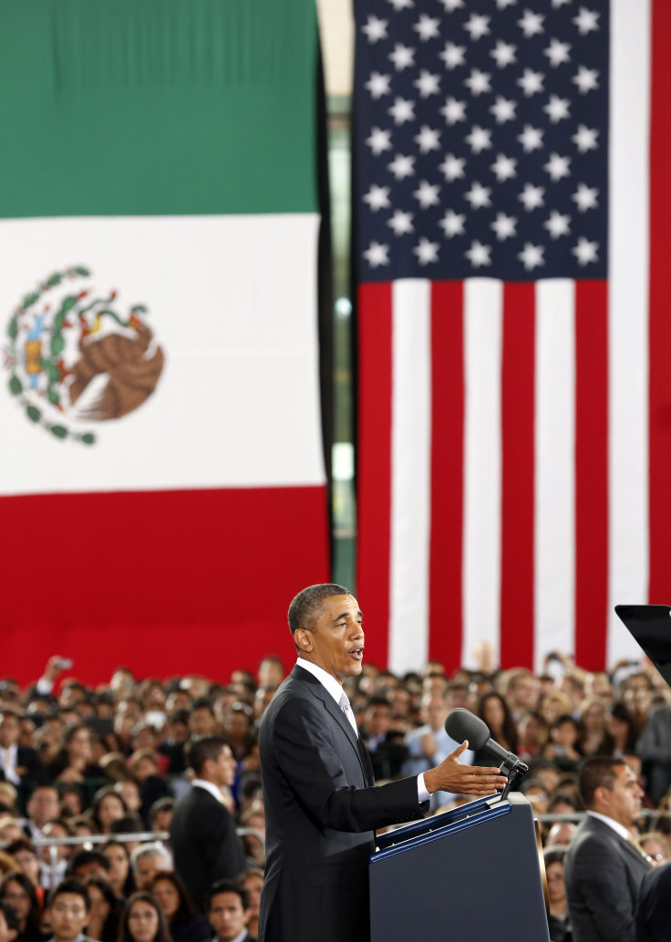 Obama in Mexico in May.