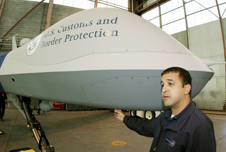A CBP drone used at the US-Mexico border.