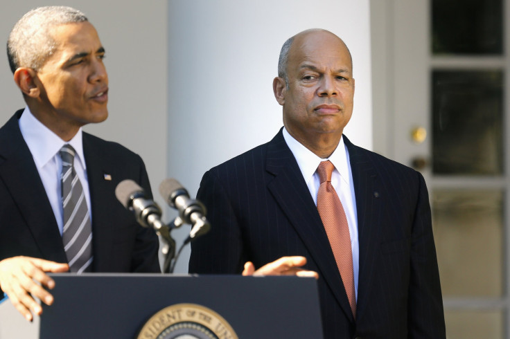 DHS Secretary Jeh Johnson with President Barack Obama.
