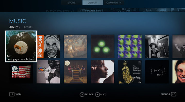 Valve Steam Music