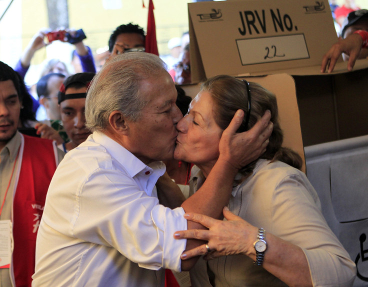 El Salvadorian candidate Salvador Sanchez Ceren