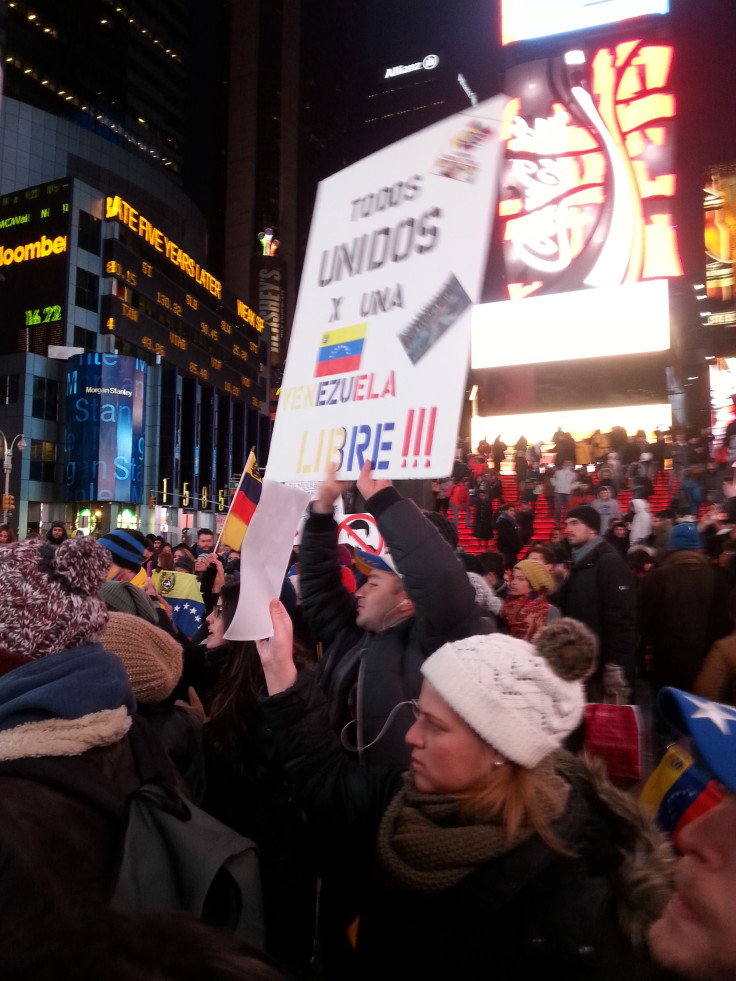 Protestors in New York City