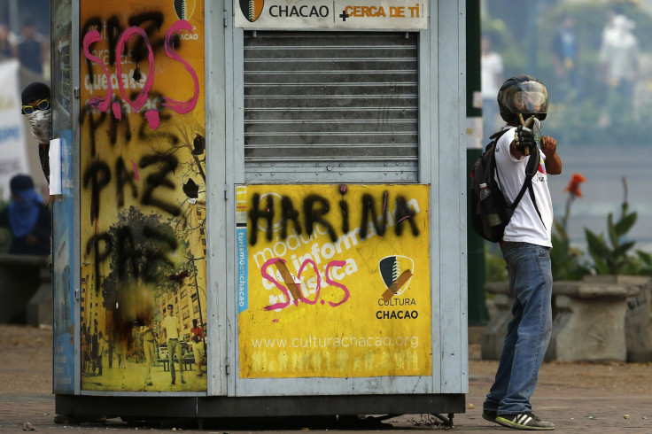 Venezuelan protestors.